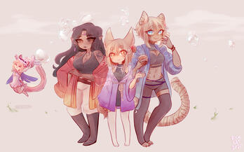 Alice, Kamaria, Ueno, & Inara